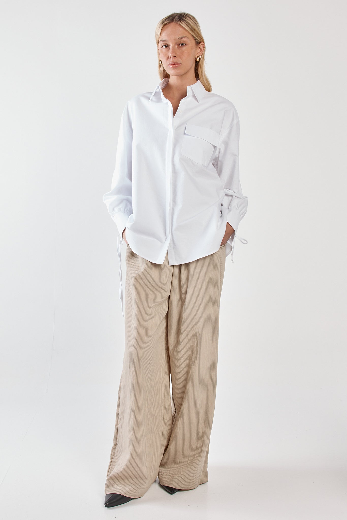 Sass Clothing Sonora Oxford Shirt (White)