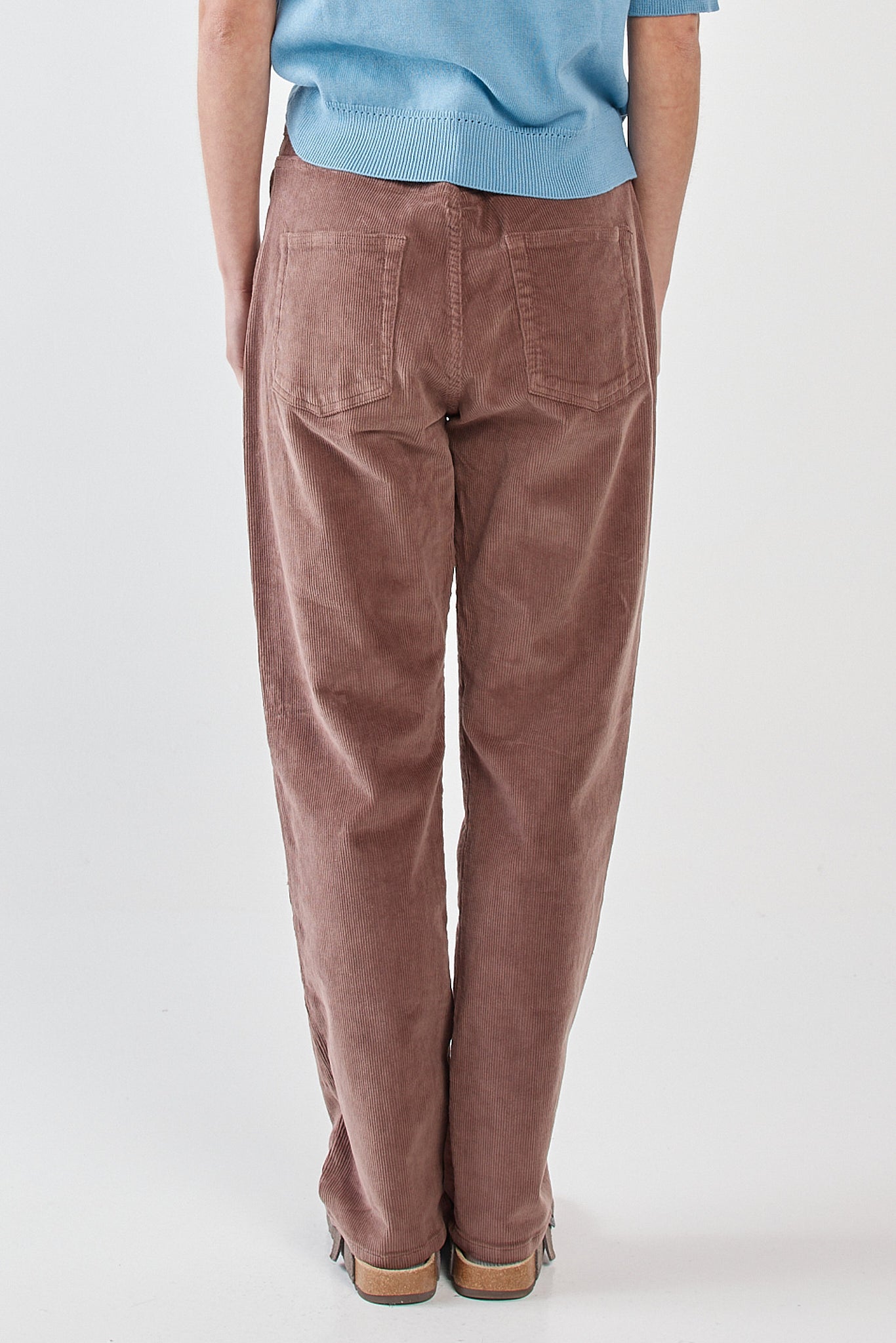 Sass Clothing Parco Cord Straight Jean (Mushroom)