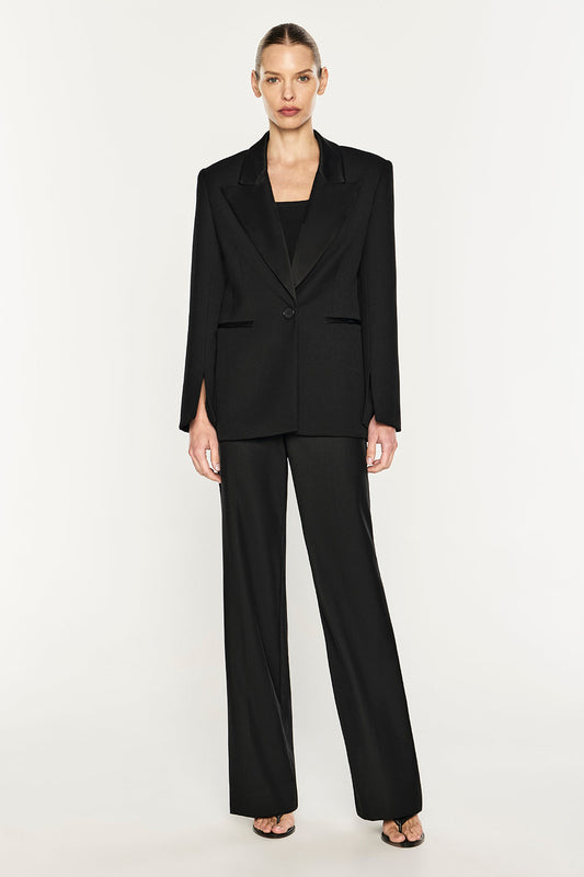 Image of Jackets. Product name - Major Suit Blazer in Black colour by brand - MANNING CARTELL