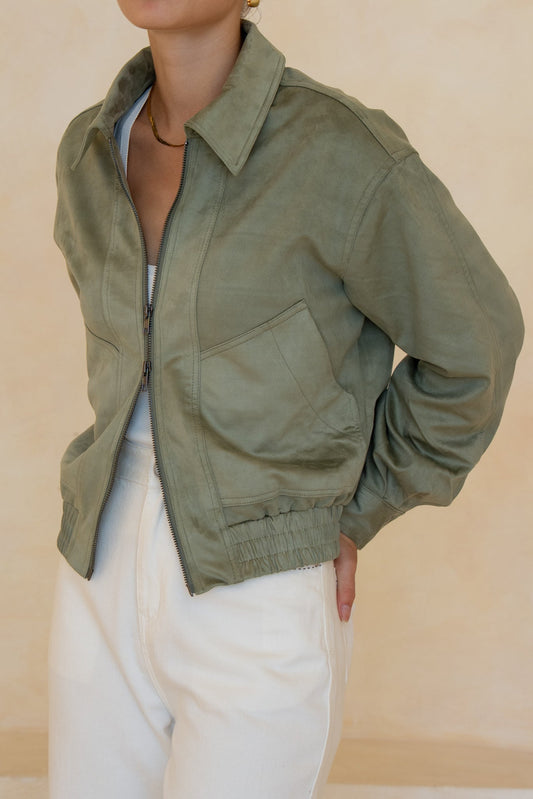 HEYCHIC Veya Bomber Jacket (Green)