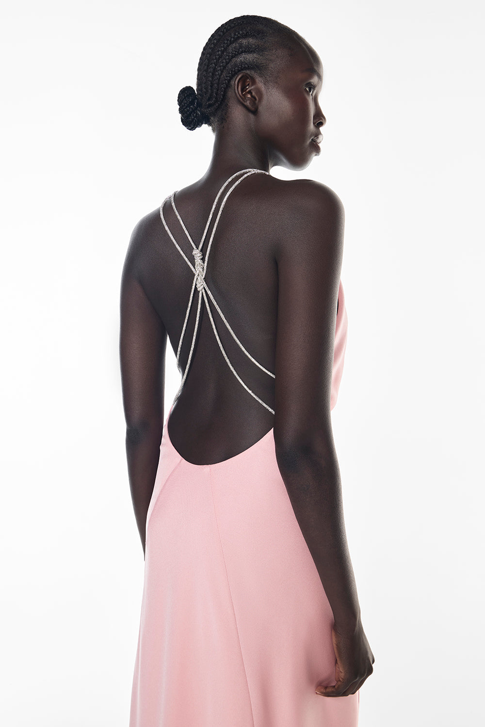 First Dance Cowl Dress (Pastel Pink)