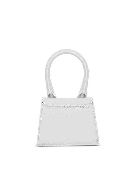JACQUEMUS Le Chiquito Mini Leather Bag (White)