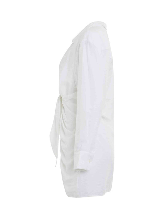 JACQUEMUS Bahia Sash Dress (White)