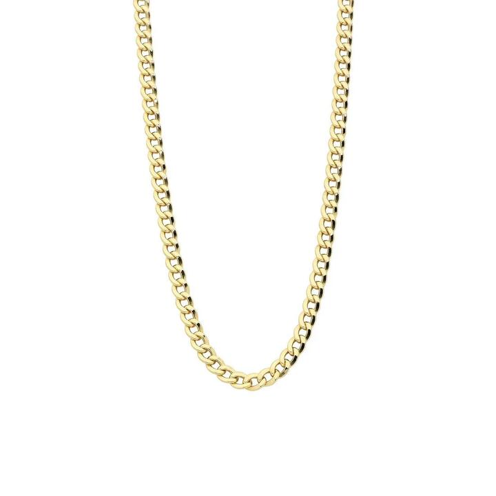 Image of Necklaces. Productname: 9kt Yellow Gold 50cm Open Curb Chain Necklace in Gold colour by brand - Bevilles