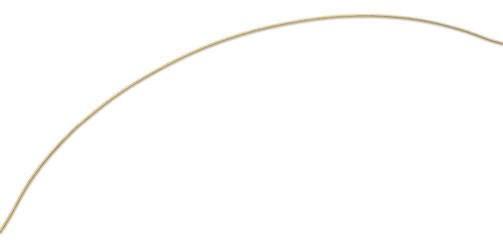 Image of Necklaces. Product name - 9kt Yellow Gold Bonded Square Snake Chain Necklace 45cm in colour by brand - Bevilles