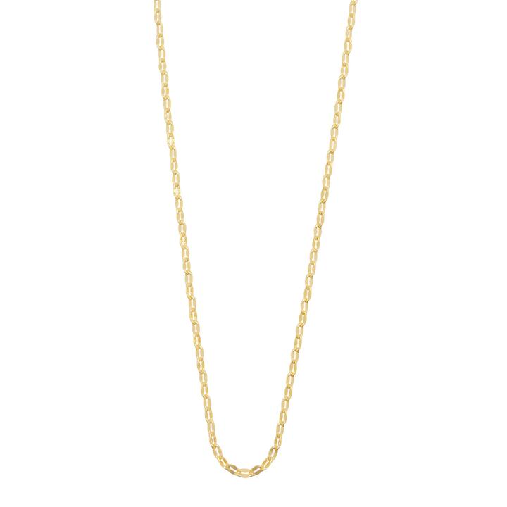 Image of Necklaces. Productname: Cable Necklace 45cm in 9kt Yellow Gold Silver Infused in Gold colour by brand - Bevilles