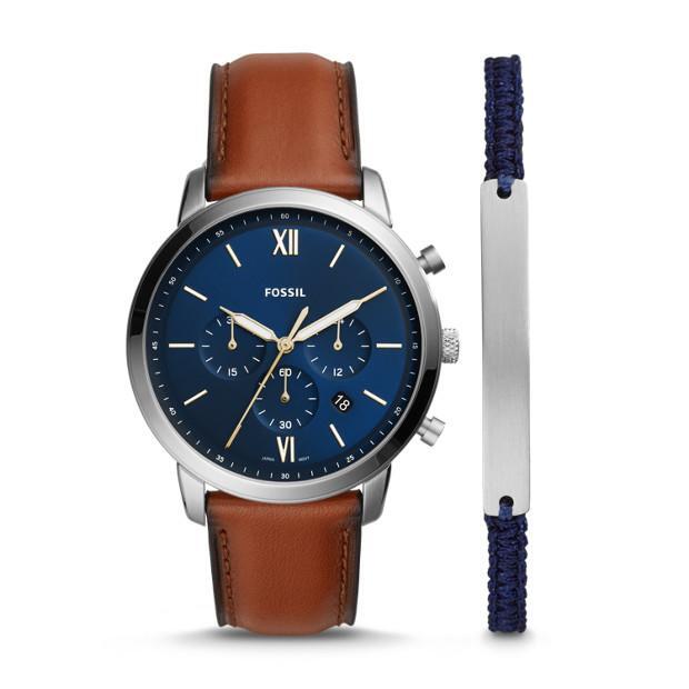 Image of Watches. Productname: Fossil Neutra Brown Chronograph Watch in Watch colour by brand - Fossil