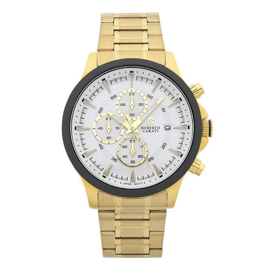 Image of Watches. Productname: Roberto Carati St. Louis Black Bezel Multi Dial Watch in Watch colour by brand - Roberto Carati