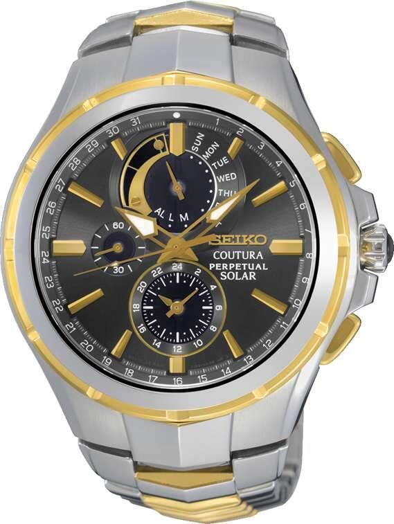 Image of Watches. Productname: Seiko Coutura Men's Solar Watch SSC376 in Watch colour by brand - Seiko