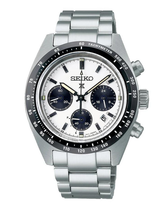 Image of Watches. Productname: Seiko Prospex Black and Silver Men's Watch SSC813P in Watch colour by brand - Seiko