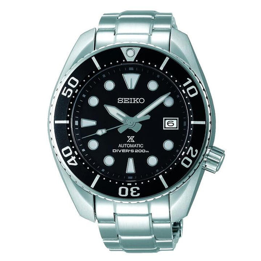 Image of Watches. Productname: Seiko Prospex Gents Black Divers Watch SPB101J in Watch colour by brand - Seiko