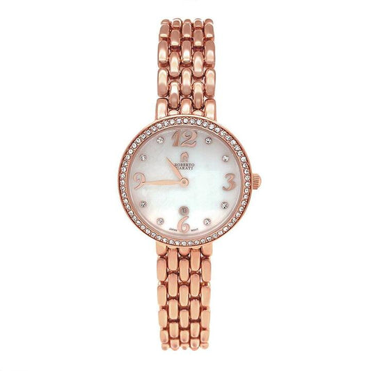 Image of Watches. Productname: Roberto Carati Chloe Rose Gold Women's Watch M9015-V4 in Watch colour by brand - Roberto Carati