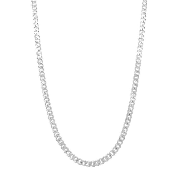 Image of Charms. Product name - 60cm Curb Chain Necklace in Sterling Silver in colour by brand - Bevilles