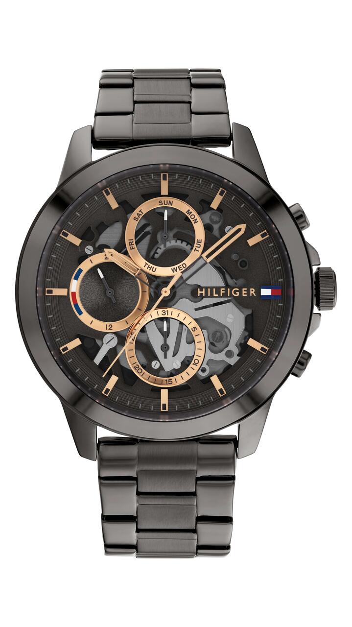 Image of Watches. Productname: Tommy Hilfiger Henry Grey Men's Watch 1710479 in Watch colour by brand - Tommy Hilfiger