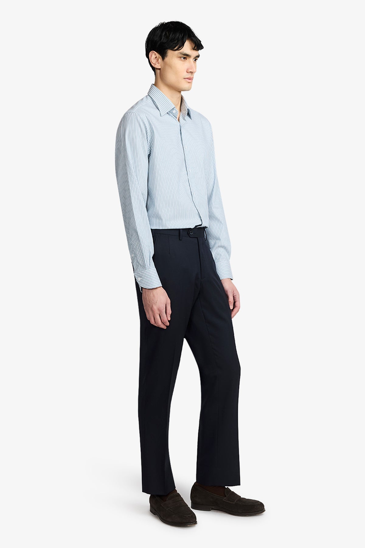 Anthony Squires Norris Formal Shirt And White Stripe (Green)
