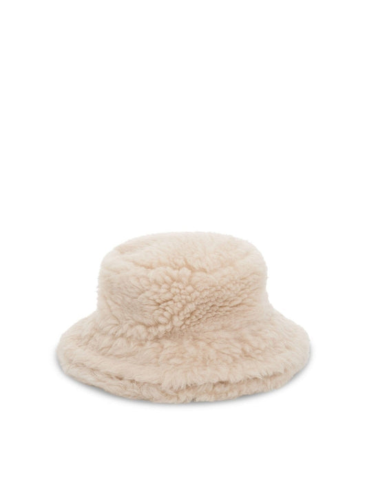 Image of Others. Productname: SACAI Double Brim Faux Shearling in Off White colour by brand - SACAI