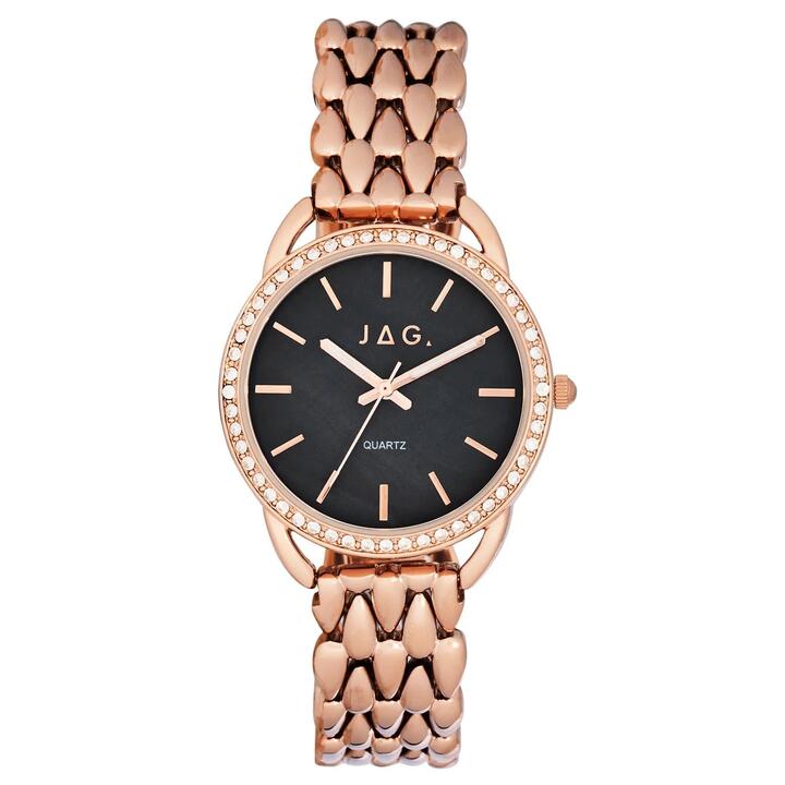 Image of Watches. Productname: Jag Kimberley Analogue Black Face Women's Watch J2672A in Watch colour by brand - JAG