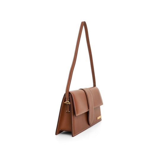 JACQUEMUS Le Bambino Long Leather Bag (Brown)