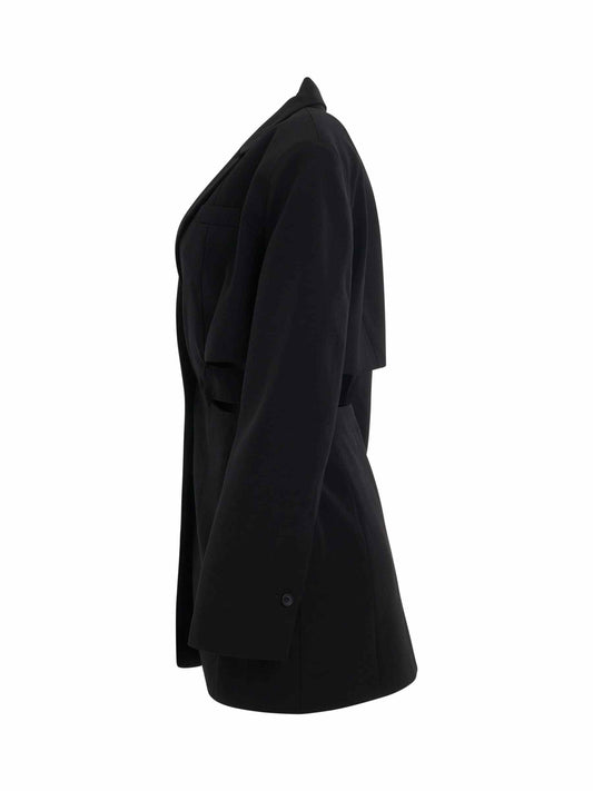 JACQUEMUS Bari Blazer Mini Dress (Black)