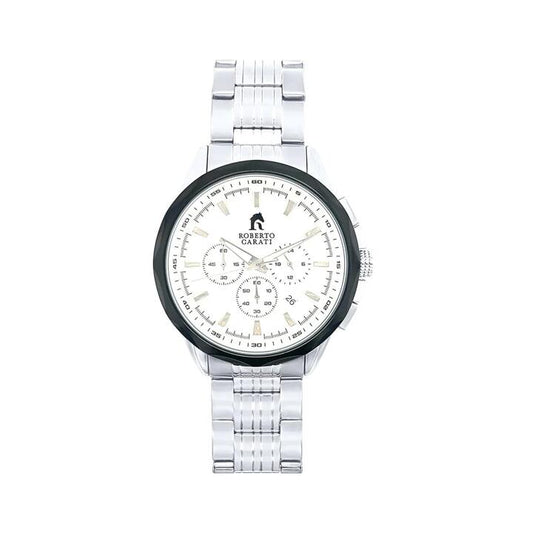 Image of Watches. Productname: Roberto Carati Gareth White and Silver Men's Watch CA262-V10 in Watch colour by brand - Roberto Carati