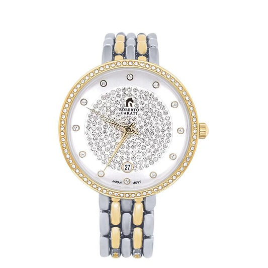 Image of Watches. Productname: Roberto Carati Moritz Two Tone Women's Watch M9087-V1 in Watch colour by brand - Roberto Carati