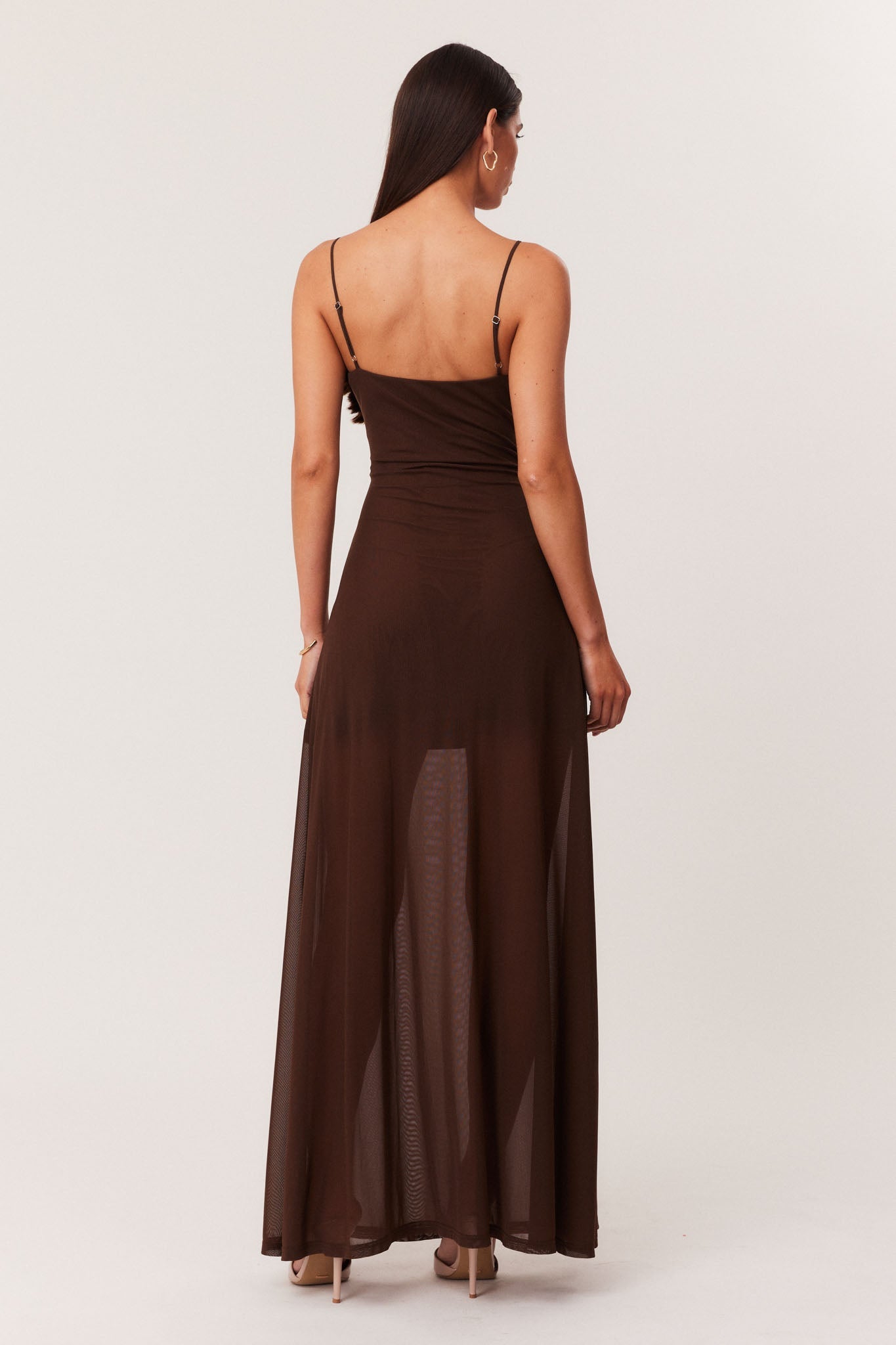 SNDYS ALESSANDRA MAXI DRESS (Chocolate)