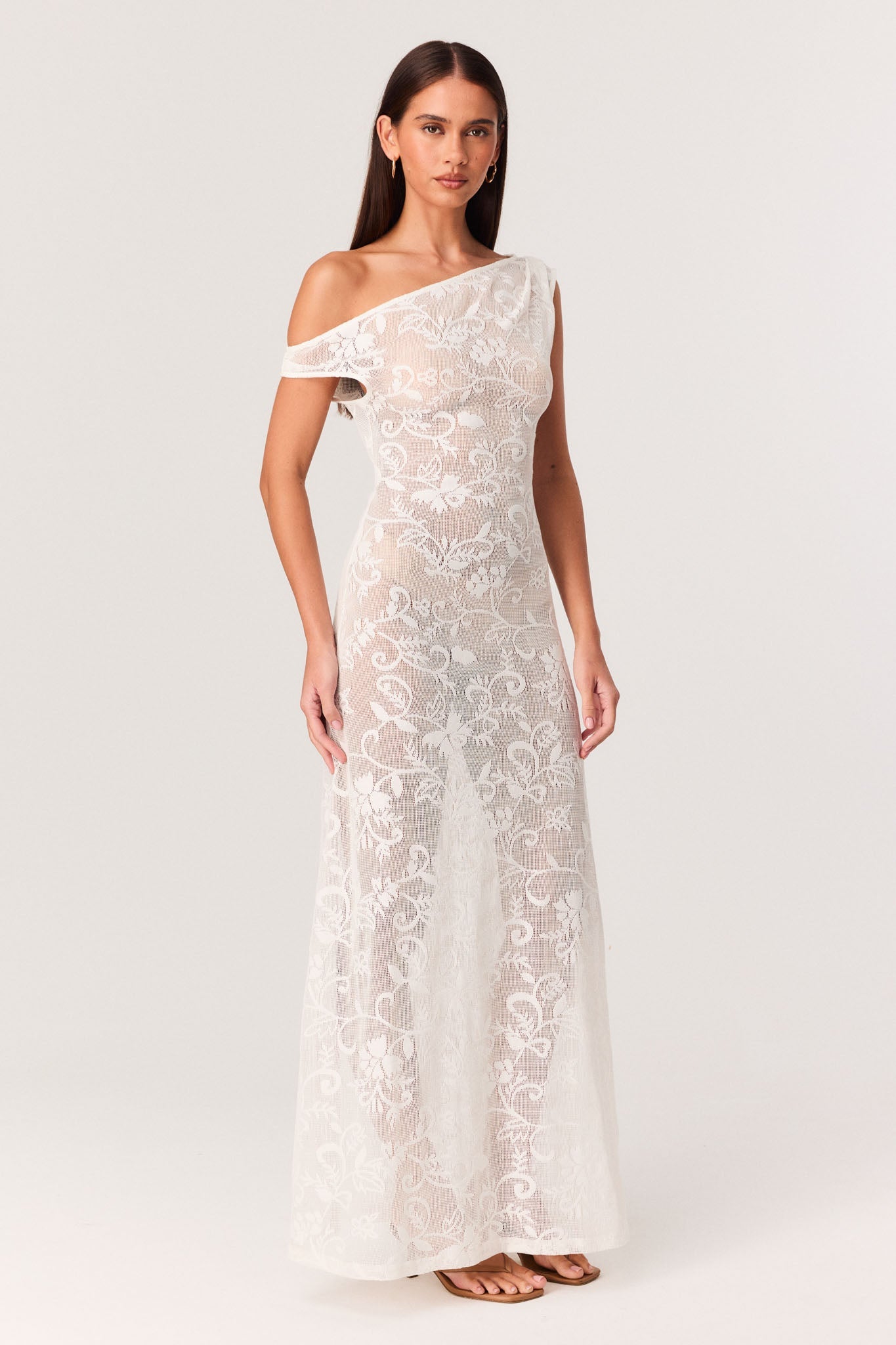 SNDYS ZAILANI MAXI DRESS (White)