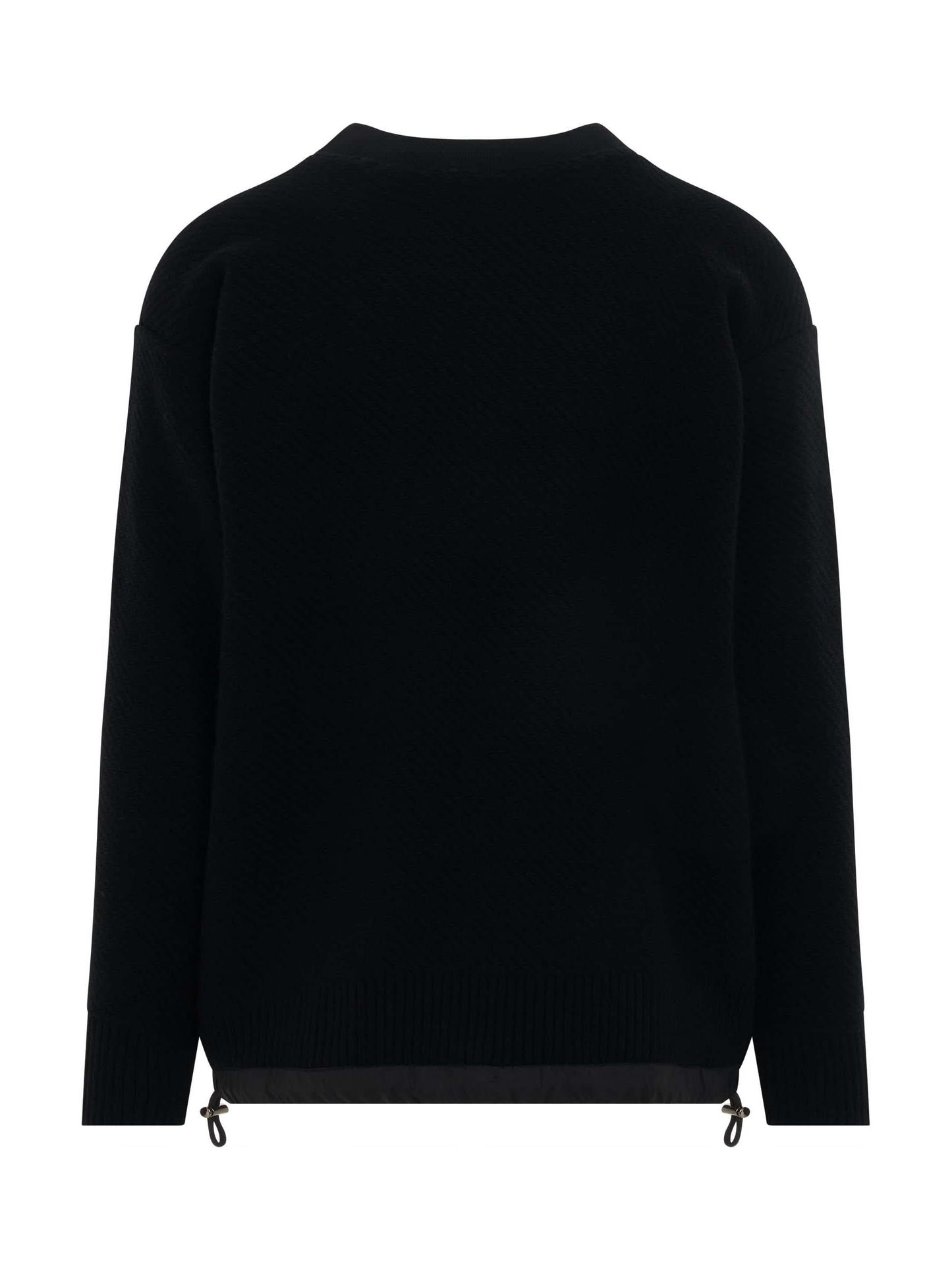 SACAI Wool Knit Pullover (Black)