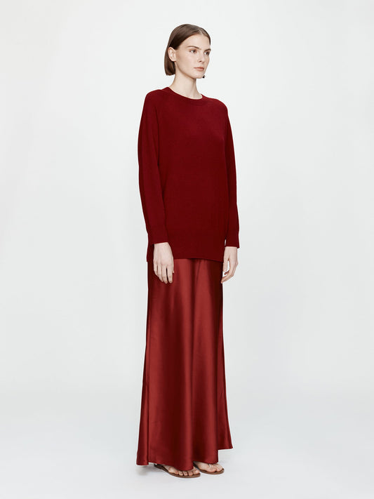 CHRISTOPHER ESBER Monument Long Dress (Wine)