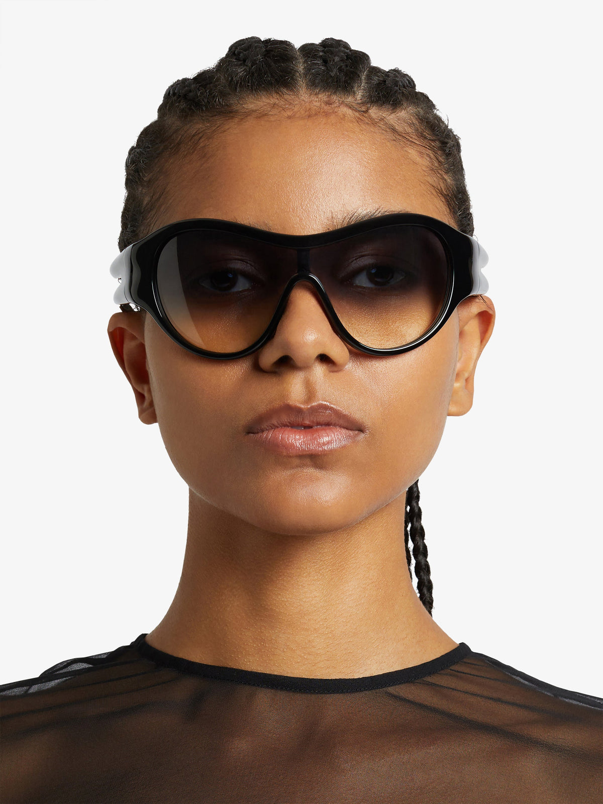 Christopher Esber Uma 98 Sunglasses (Beluga)