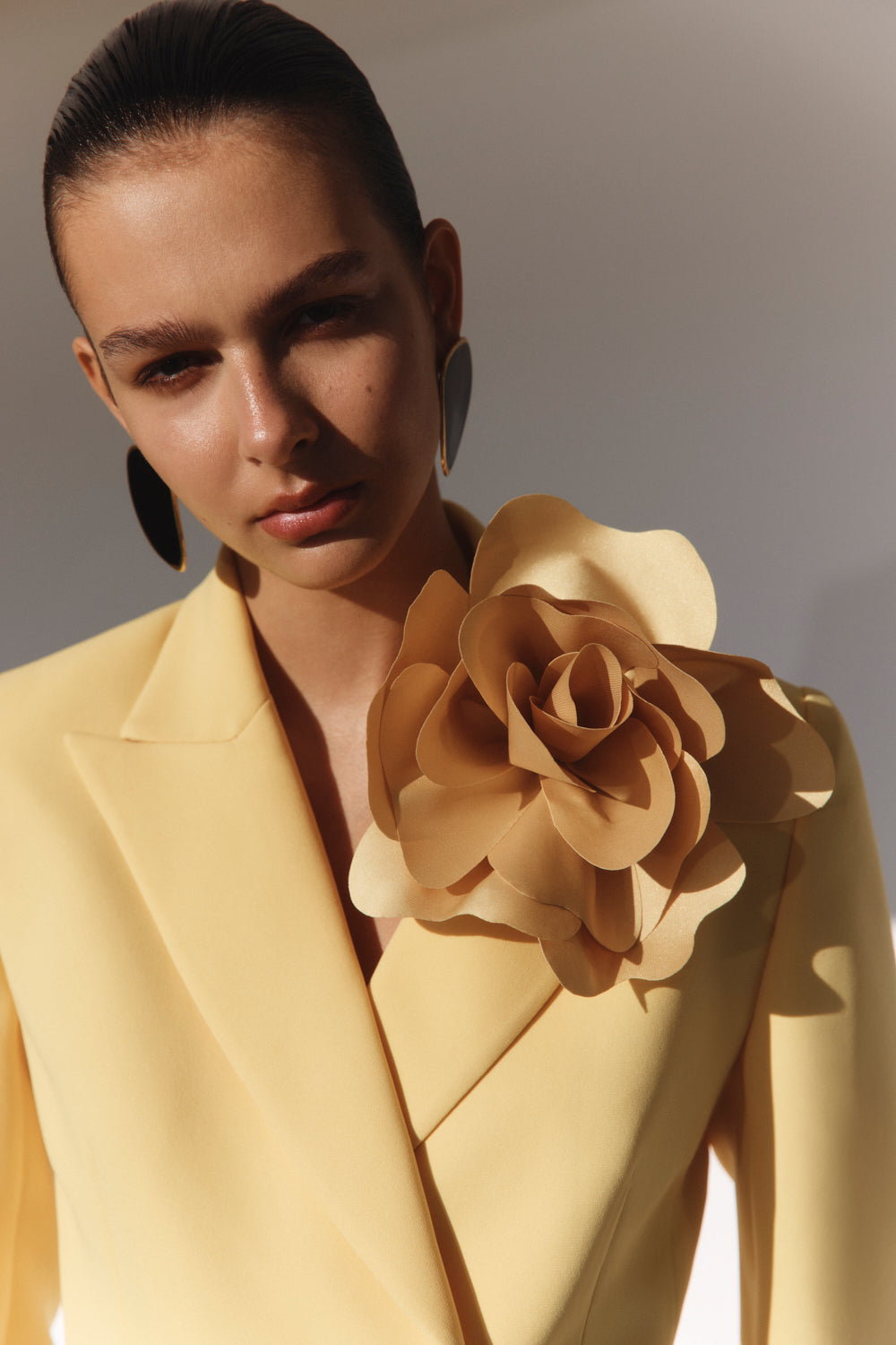 Carla Zampatti Butter Fiore Brooch (Print)