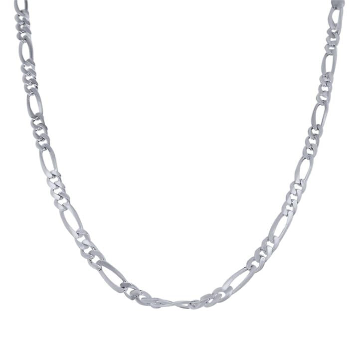Image of Necklaces. Productname: 45cm Diamond Cut Necklace in Sterling Silver in Silver colour by brand - Bevilles