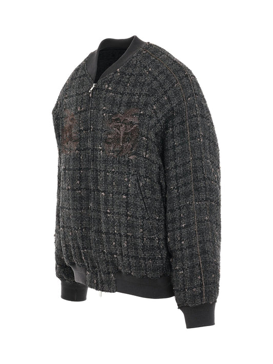 DOUBLET Tweed Souvenir Jacket (Black)