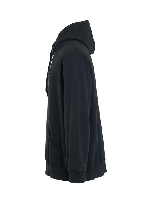 DOUBLET Rust Embroidery Hoodie (Black)