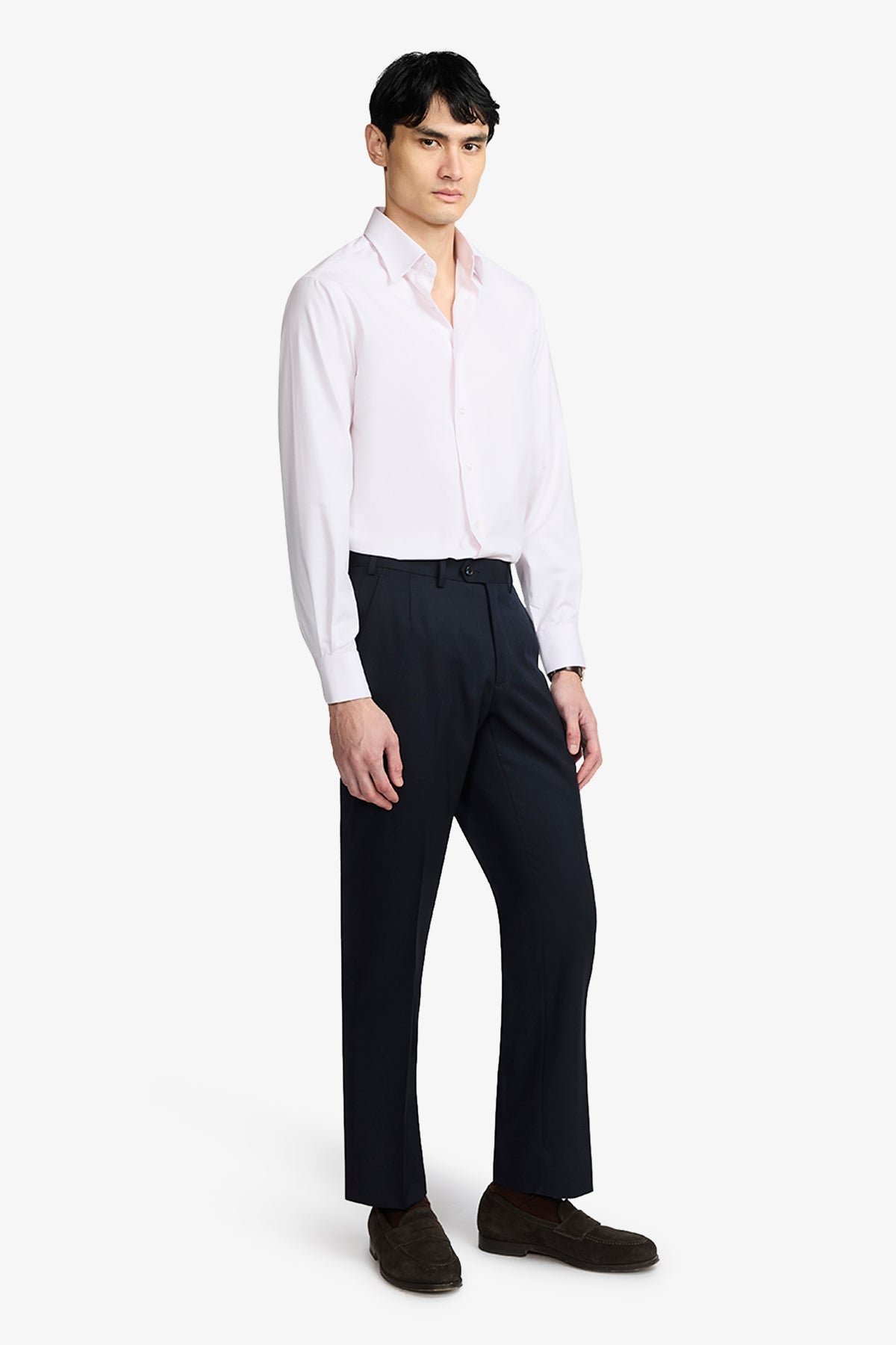 Anthony Squires Norris Formal Shirt Herringbone (Pink)