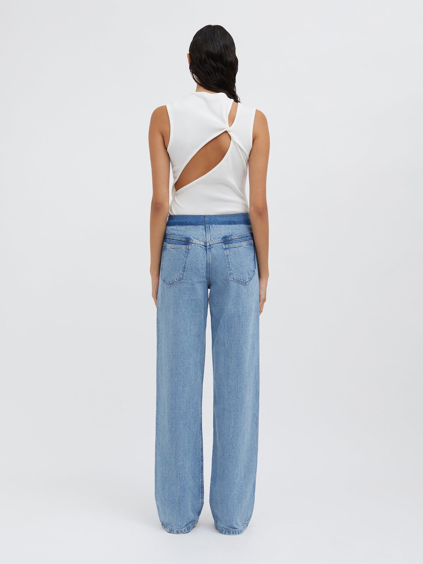 Christopher Esber Oblix Twist Tank (White)