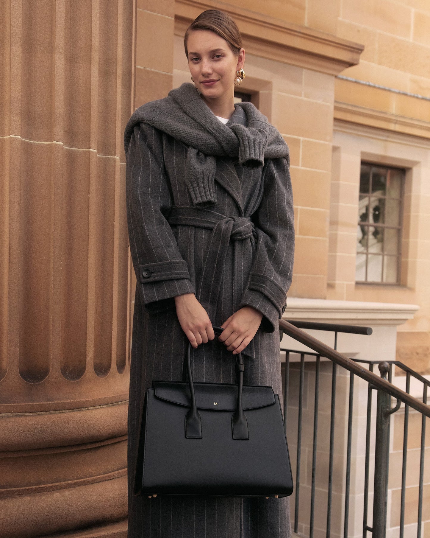 The Daily Edited Essentials Work Tote Bag (Black)