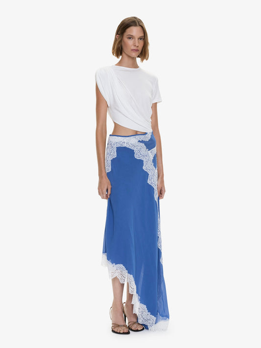 CHRISTOPHER ESBER Verve Twisted Tee Dress (White)