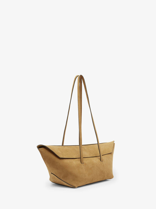 Christopher Esber Gondola Suede Small Tote (Cigar)