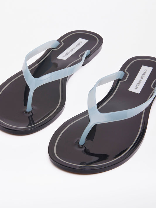 Christopher Esber Jo Flip Flop (Blue)