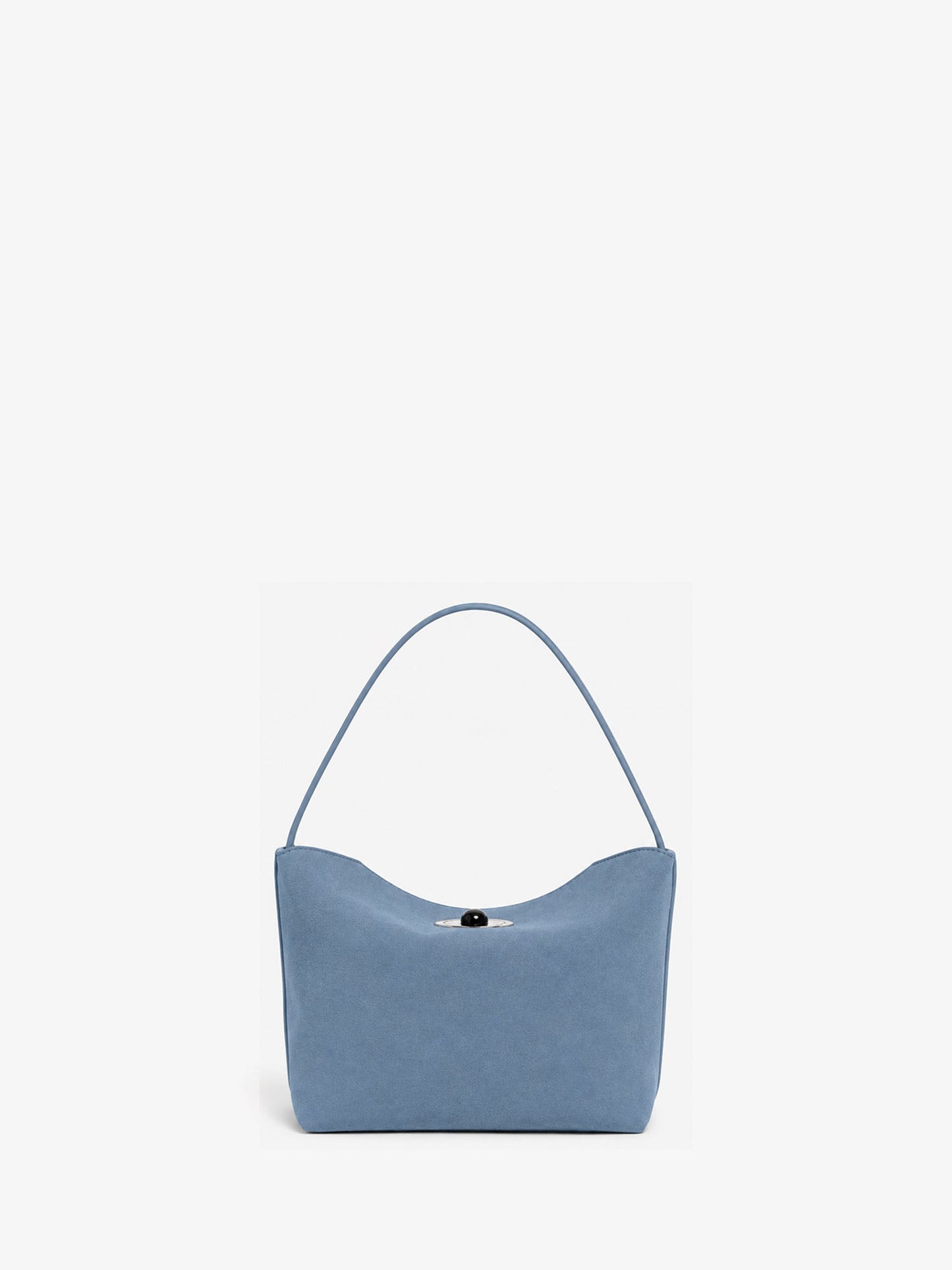 CHRISTOPHER ESBER Turnlock Suede Mini Bag (Blue)