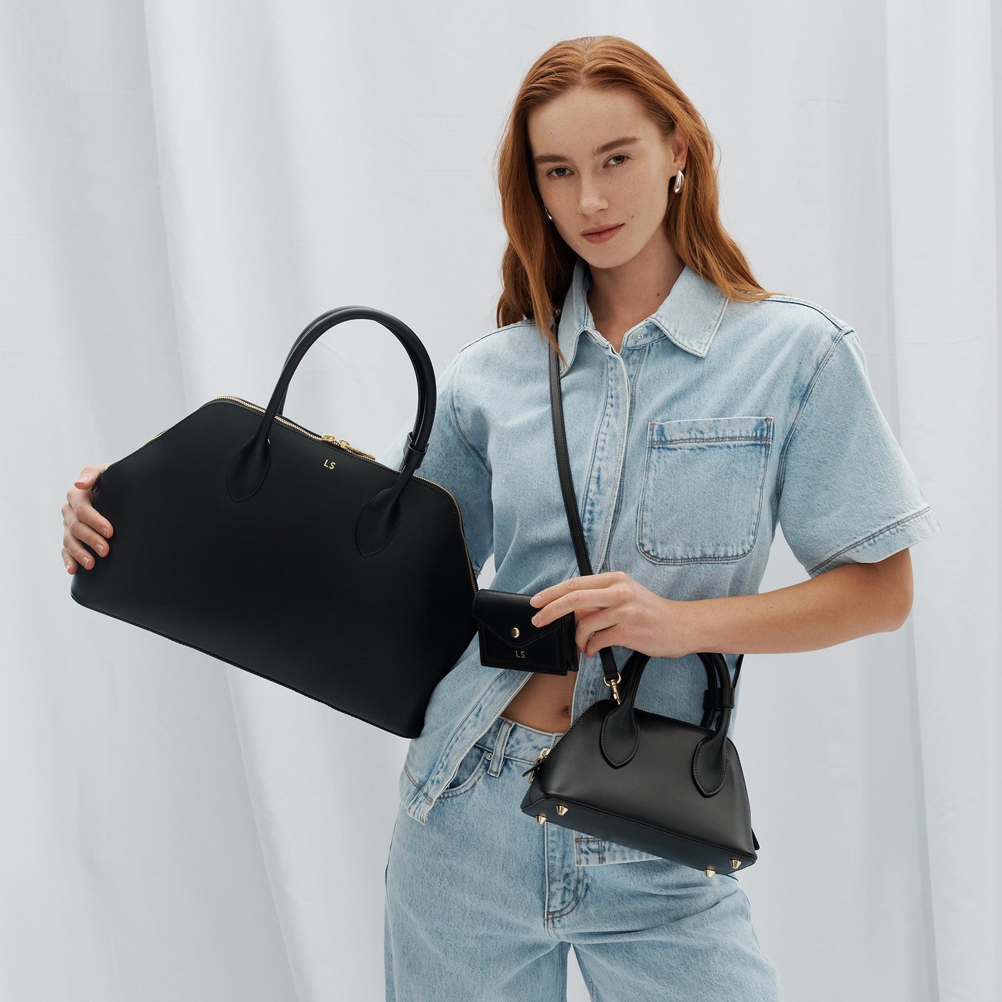 The Daily Edited Elsa Envelope Wallet (Black)