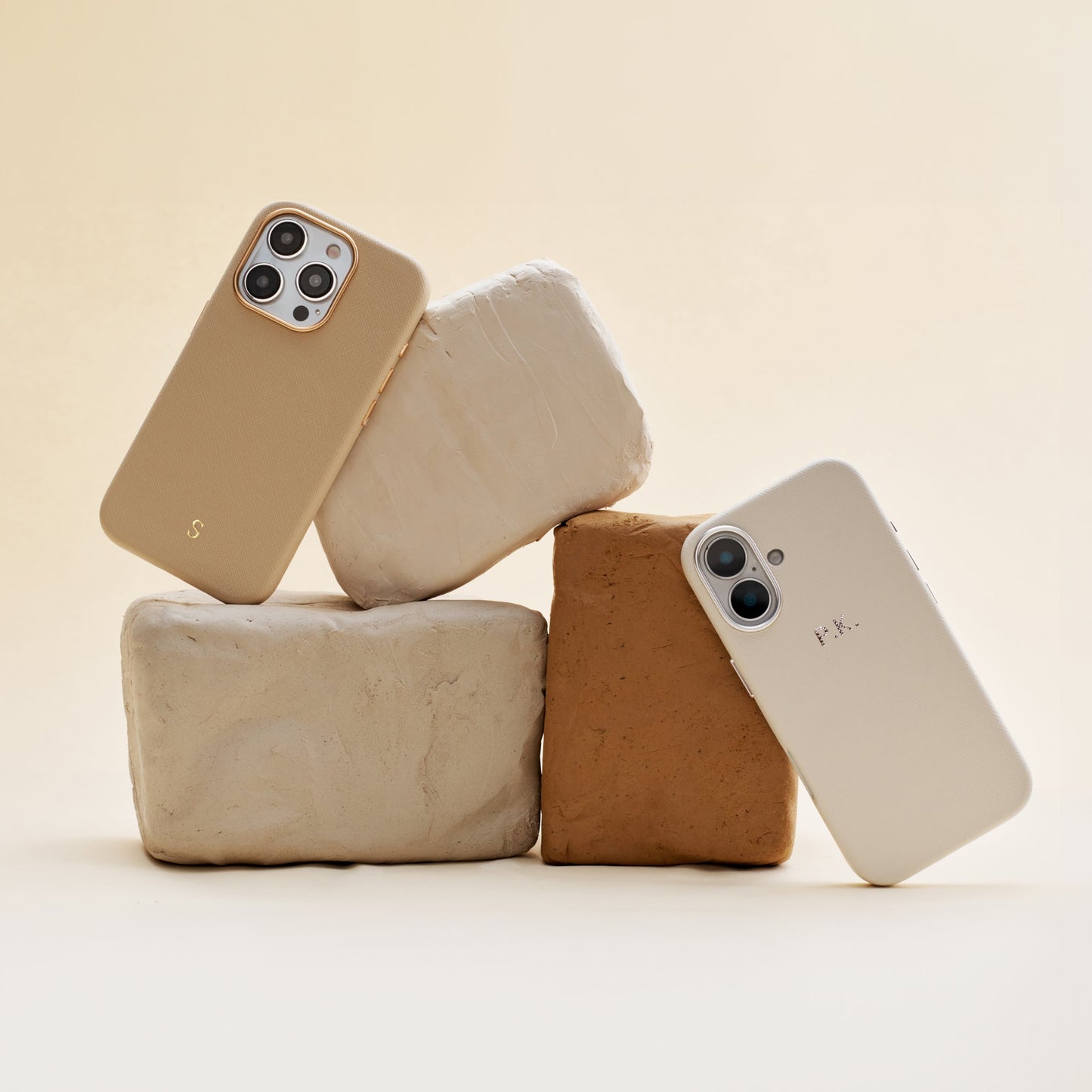 The Daily Edited iPhone 16 Case (Cream)