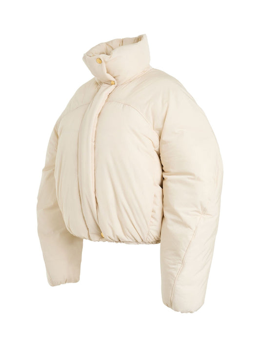 JACQUEMUS La Doudoune Courte Caraco Jacket (Off White)