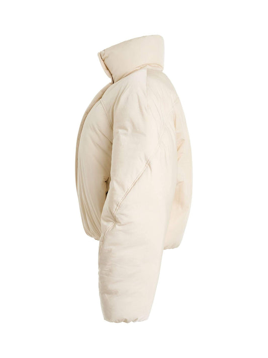 JACQUEMUS La Doudoune Courte Caraco Jacket (White)