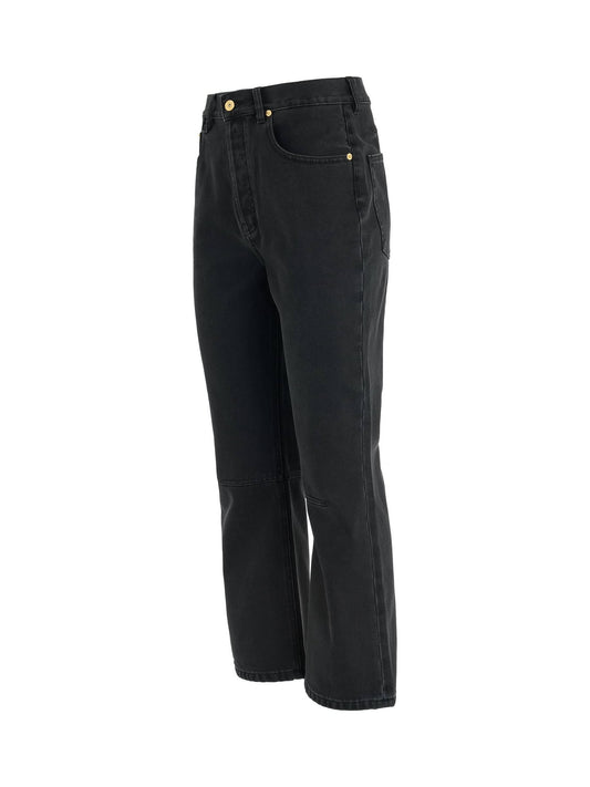 JACQUEMUS Court Denim Jeans (Black)