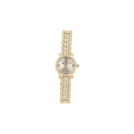 Image of Watches. Productname: Roberto Carati Gold Coloured Crystal Face Watch M9148-V2 in Watch colour by brand - Roberto Carati