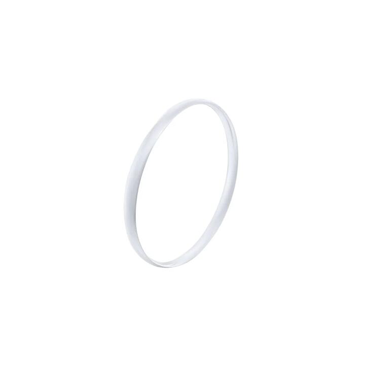 Image of Jewelry. Product name - 5.4mm by 60mm Solid Half Round Bangle in Sterling Silver in colour by brand - Bevilles