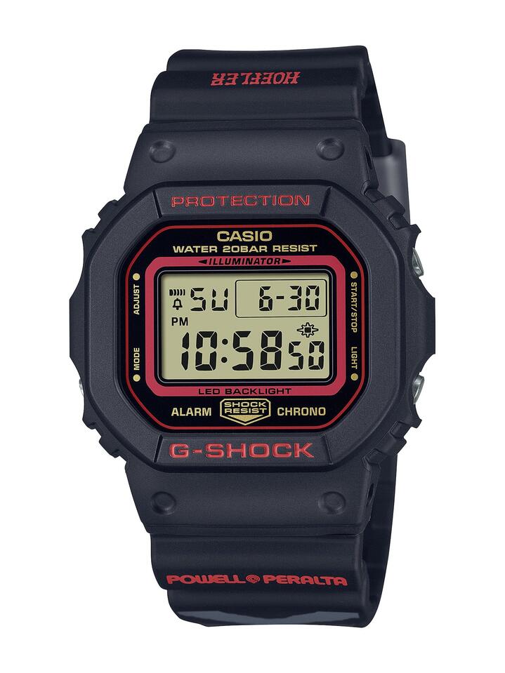 Image of Watches. Productname: Casio G Shock Kelvin Hoefler Watch DW5600KH-1D in Watch colour by brand - Casio