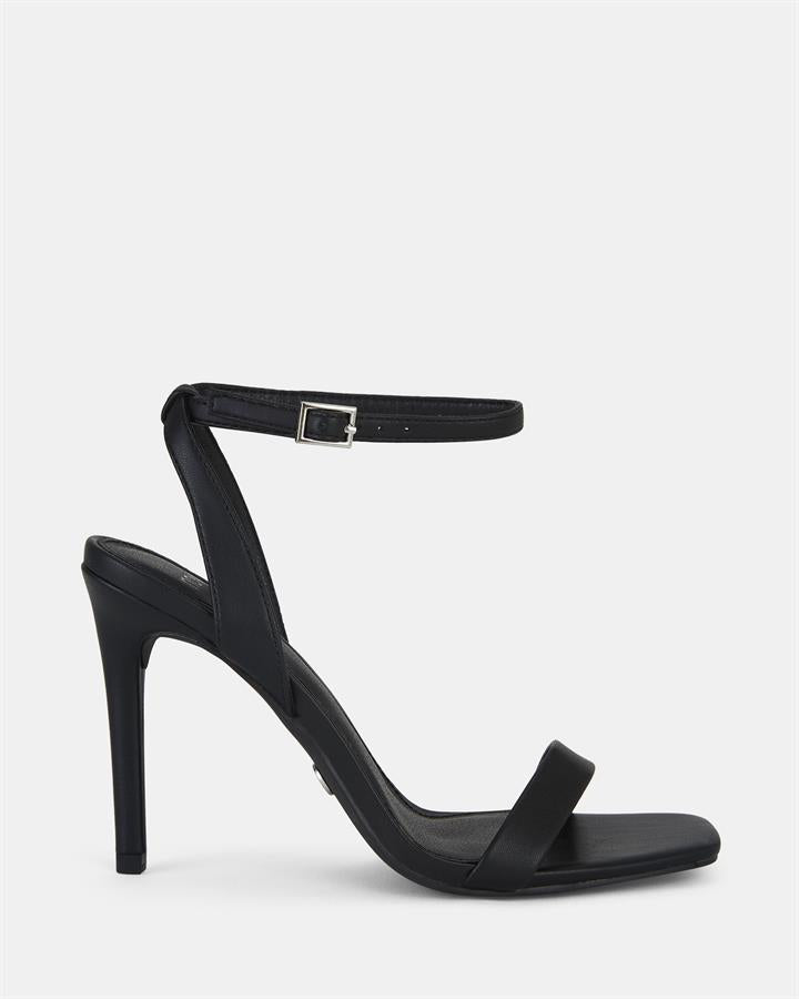 Image of Sandals. Product name - Metropolitan Women's Strappy High Heel BLACK Novo Sandals in Black colour by brand - NOVO